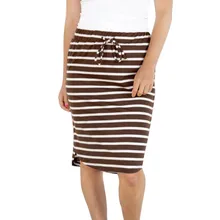 Женские юбки женские летние облегающие сексуальные юбки-карандаш плюс размер модные высокие талии полосатые юбки летние эластичные короткие юбки#628