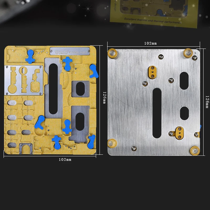 Mechanic MR9 многофункциональная Материнская плата Процессор NAND отпечаток пальца Ремонт печатной платы Держатель приспособление для iPhone XR/8 Plus/8/A12/A11/NAND/PCIE