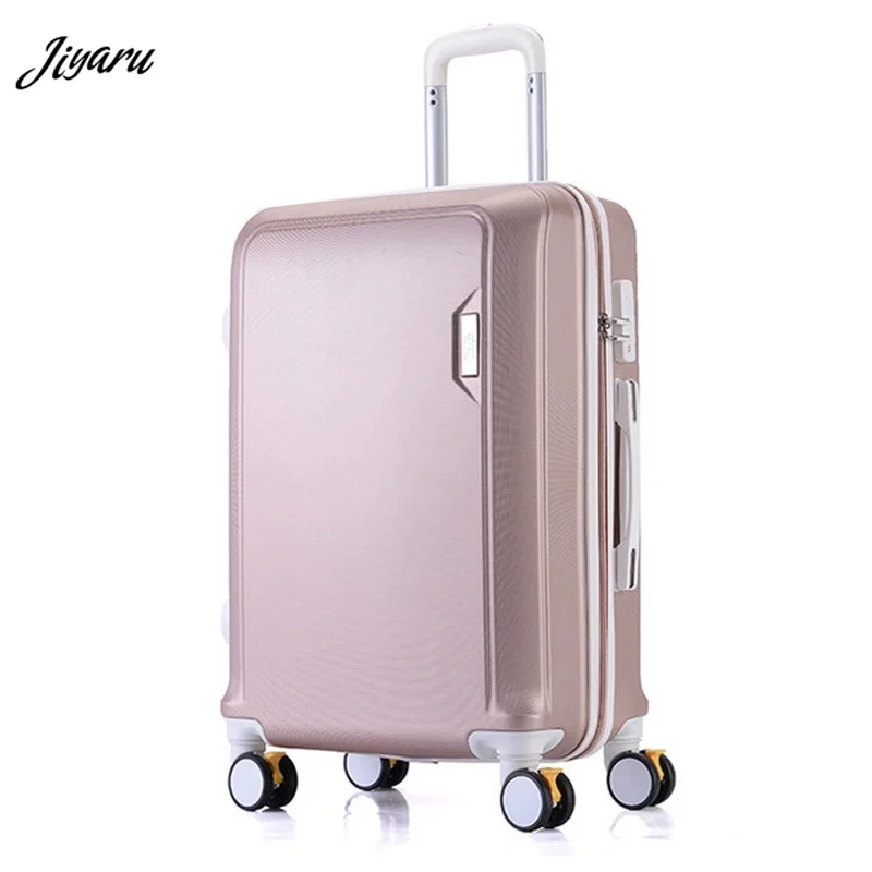 

New 2019 ABS Suitcase Rolling Hand Luggage 4 Wheels Spinner Trolley Case Travel Bag Hardside 20 22 24 26 Inch Luggage Bag