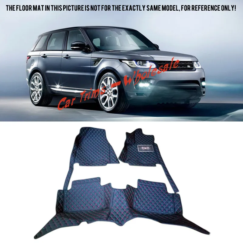 

Car Styling Accessories Leather Interior Carpet Floor Mat Foot Mat Pad For Land Rover Range Rover Sport 2014 2015 2016