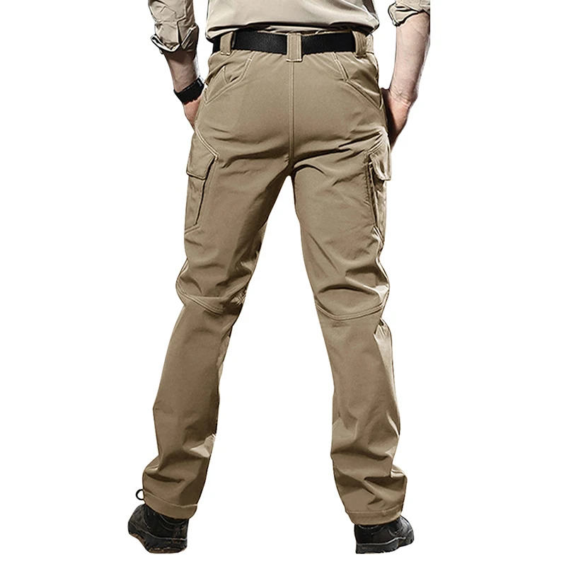 TACVASEN Pantalones de senderismo para hombre de algod/ón militar con m/últiples bolsillos