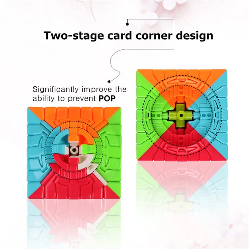 QIYI 7x7x7 QiXing S магический скоростной куб без наклеек Профессиональный MoFangGe MFG Puzzel Cubo Magico 7x7 развивающие игрушки подарок