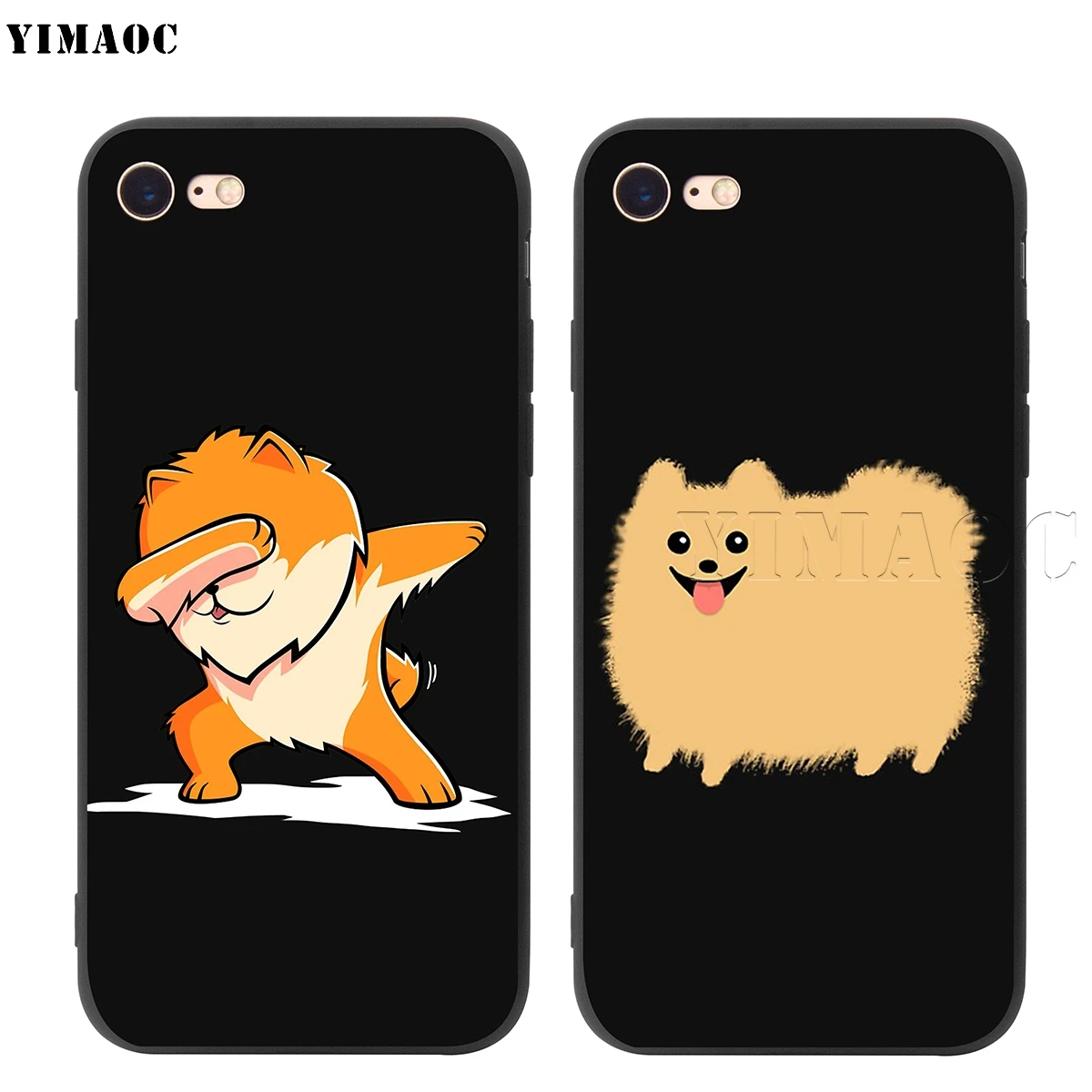 YIMAOC Pomeranian Pom силиконовый мягкий чехол для iPhone 11 Pro XS Max XR X 8 7 6 6S Plus 5 5S SE