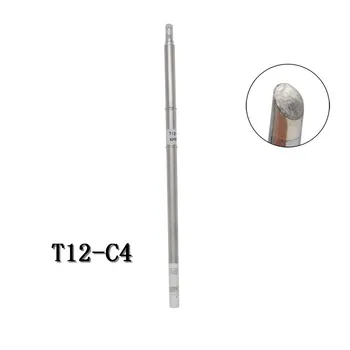 

1PC T12-C4 Solder Iron Tips for Hakko T12 Handle Temperature Controller Soldering Rework Station FX-951 FX-952 free shipping