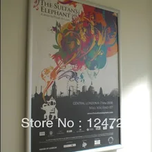 Алюминий алюминиевая прижимная рамка тонкий лайтбокс