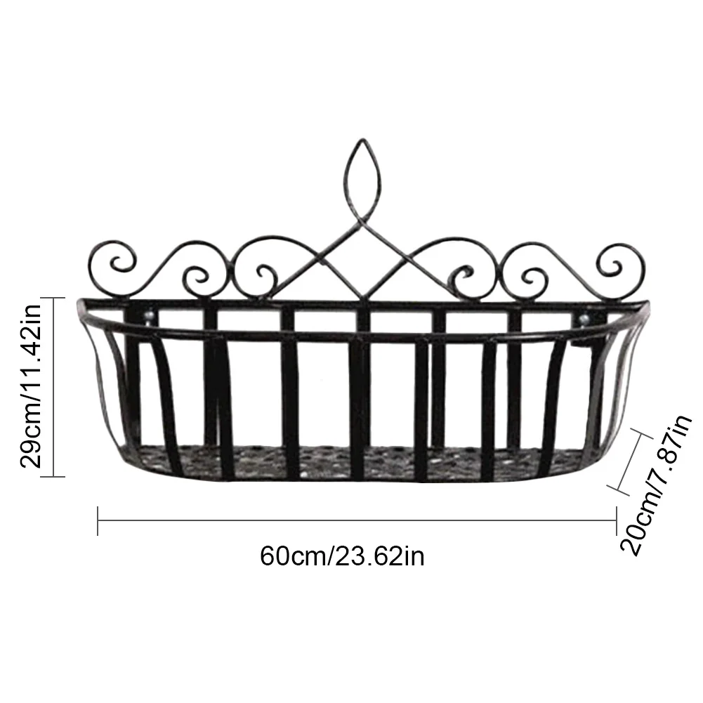 Настенный держатель, подвесная Цветочная корзина для дома, гостиной, декоративные полки, балкон, подвесной цветочный горшок, полка