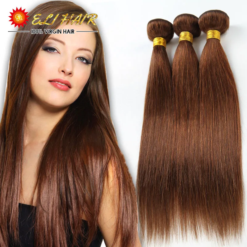 Dark Brown Unprocessed Top7a Eli Hair Soft 3 Bundles Cheap Virgin