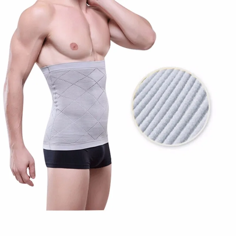 Для мужчин талии для похудения живота Body Shaper Пояс Cincher грудью корсет WY2 HU5