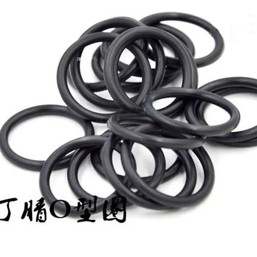 

10pcs 3.5mm wire diameter black silicone O-ring 95mm-120mm OD waterproof insulation rubber band Oil and abrasion resis