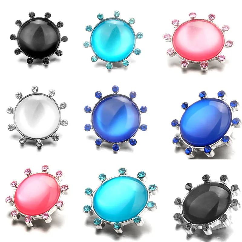 Hot Fashion Women Snap Bracelet&ampBangles 18mm Metal Button Charm Rhinestone Styles Snaps Jewelry | Украшения и аксессуары