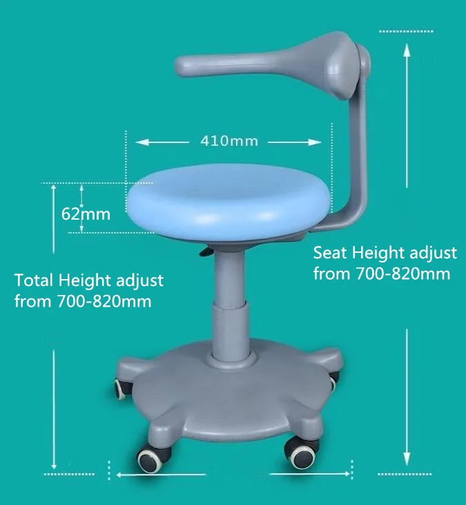 Регулируемые по высоте портативные стоматологические кресла для стоматолога Медицинский стул мобильное кресло-помощник блок стоматолога кресло процедуры