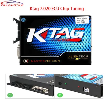 

Auto ECU Programming Tool KTAG V7.020 SW V2.23 Master Without reset key No Token Limited For Car Truck K-TAG V7.020