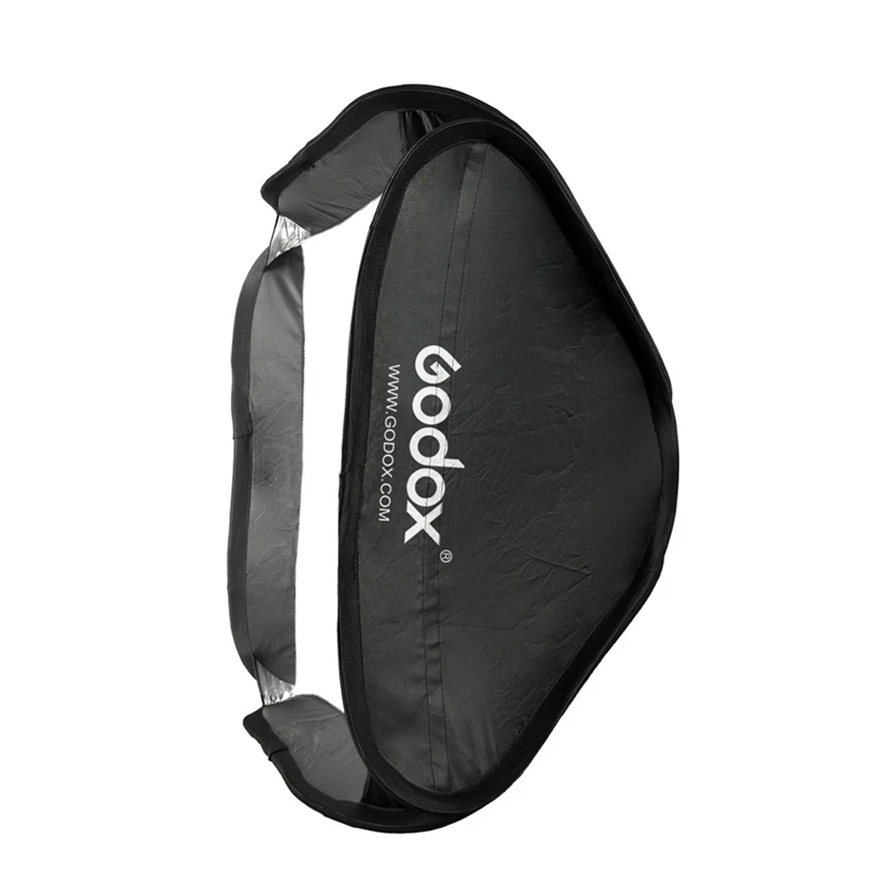 Godox Регулируемый софтбокс для вспышки 20 &quot* 20&quot 50x50 см + кронштейн S типа Bowens