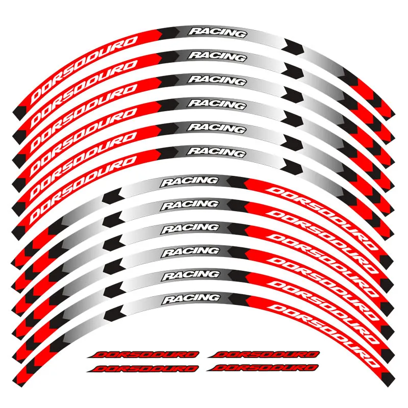 6 стилей край мотоцикла внешний обод наклейки полоса 17 дюймов колесные наклейки для Aprilia DORSODURO 750 завод DORSODURO 1200 ABS