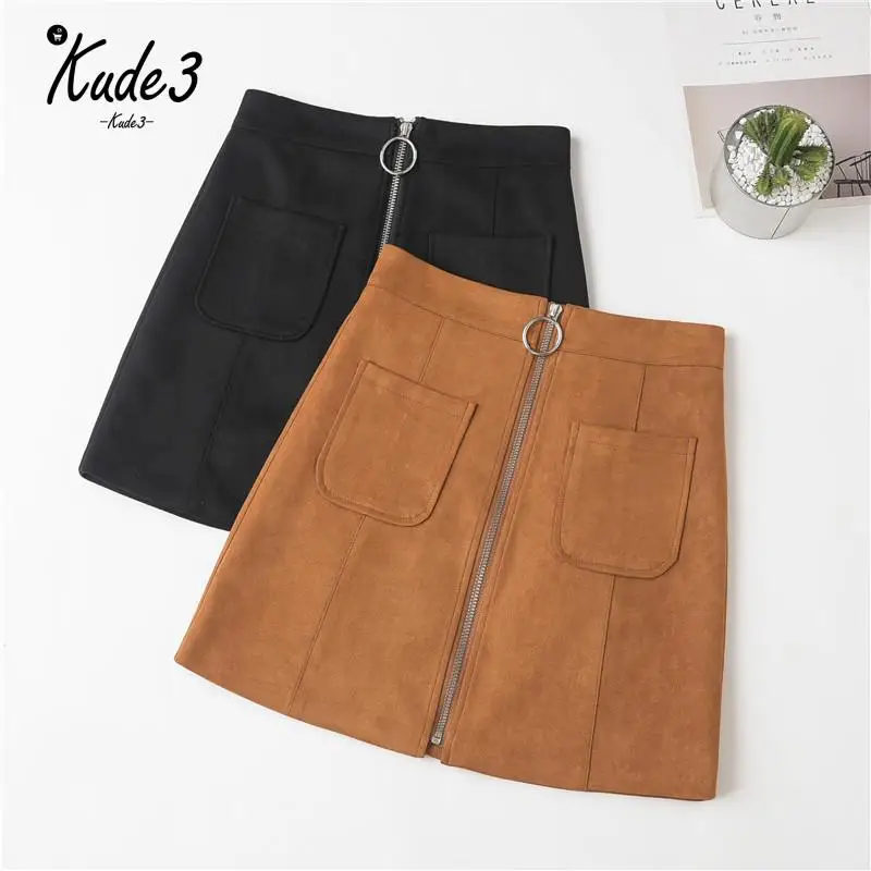 KUDE 2019 Женские Короткие широкие шорты женский из смеси хлопка с высокой талией