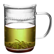 Деревянный прозрачный фильтр с крышкой чашка термостойкий утолщенный зеленый чайный стакан мужские и женские чашки с чашками для питья