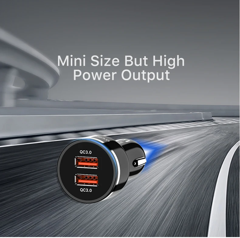 48W Dual Quick Charge 3.0 USB Car Charger QC 3.0 USB Charger (11)