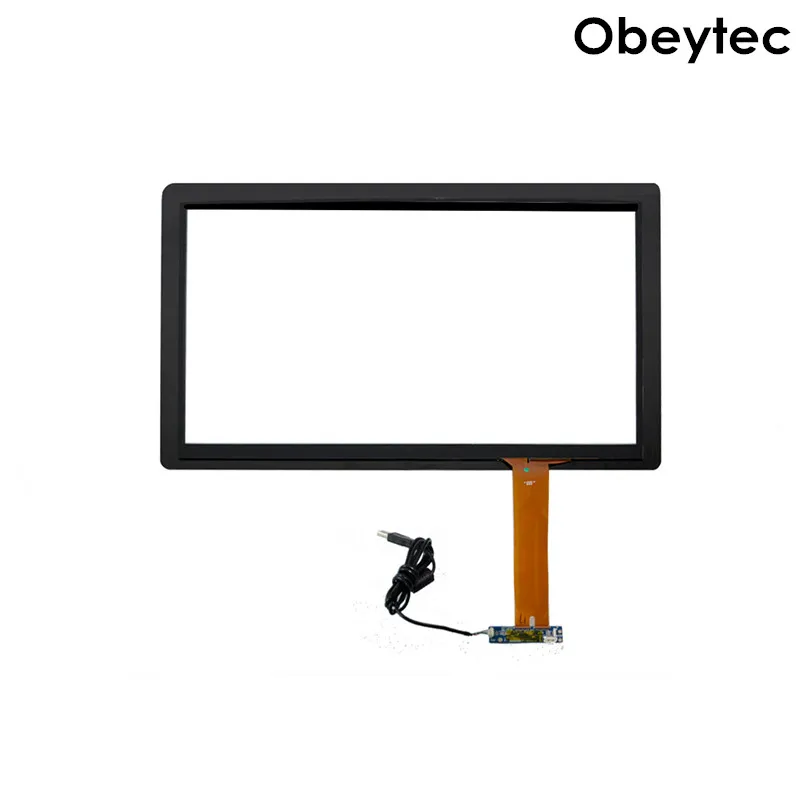 Obeytec 3" PCAP проекционный емкостный сенсорный экран, 10 касаний, сенсорный стеклянный датчик, 16:9, с толщиной 3 мм