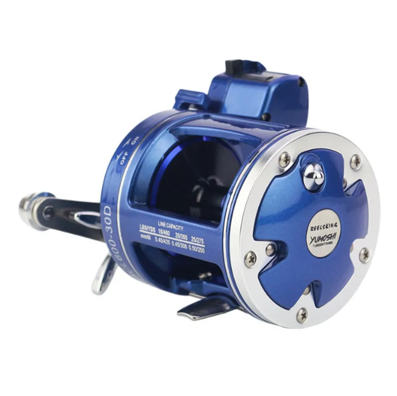 Drum Lure 12 Ball Bearings Metal Left/Right handle Sea Fishing Reel