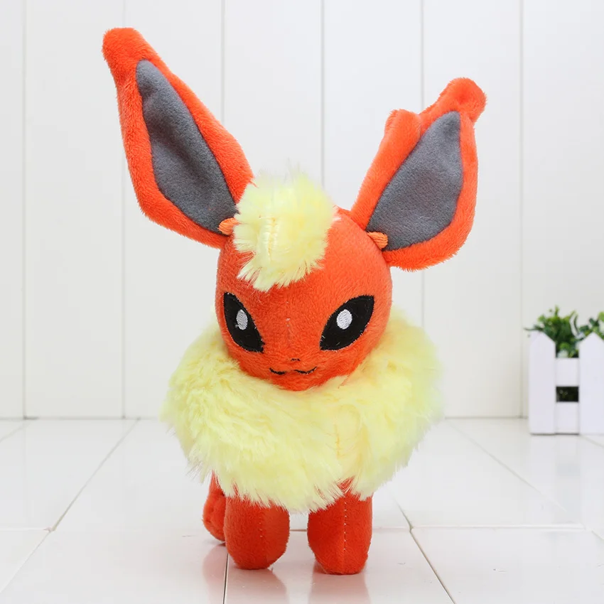 16-20 см аниме плюшевые Eevee Sylveon Espeon flarion Umbreon Glaceon Jolteon Vaporeon Leafeon мягкая игрушка кукла Мягкие плюшевые игрушки - Цвет: orange 23cm