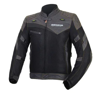 

Motorcycle Jacket Retro-style Chaqueta Motorbike Motocross Jacket Cycling Summer Mesh Breathable Riding Protective Gear
