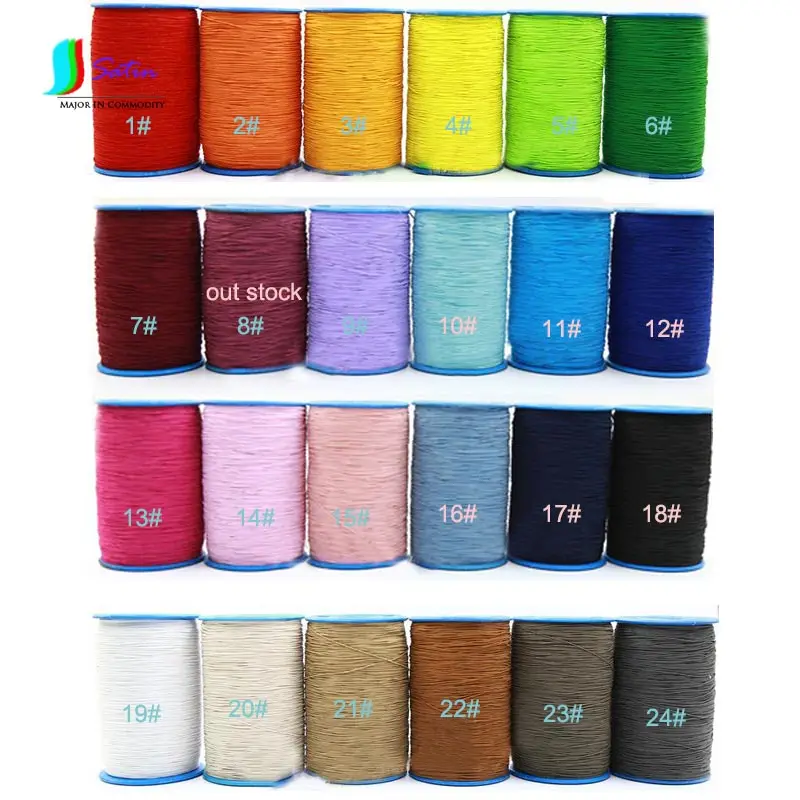 

DIY Craft Accessary Line Round Bottom Elastic Band Sewing Beaded Stretch Thin Colorful Elastic Rope S0047 0.5mm 500Yard/Roll