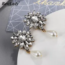 Лучшее для леди Мода имитация Ювелирные изделия из жемчуга Роскошные свадебные Boho Для женщин многоцветный себе очаровательные гвоздики подарки Вечерние