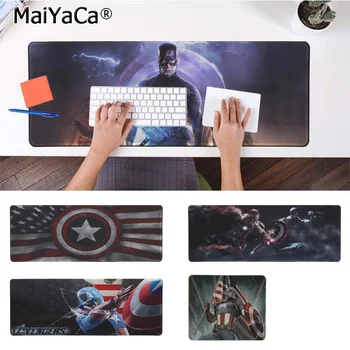 

MaiYaCa My Favorite Captain America Unique Desktop Pad Game Mousepad Free Shipping Large Mouse Pad Keyboards Mat