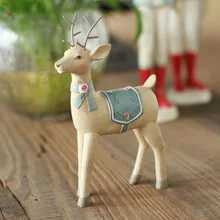 Нордическая страна дом мебель украшение для дома, предметы декора изделия из смолы творческие подарки окрашенные украшения с оленями