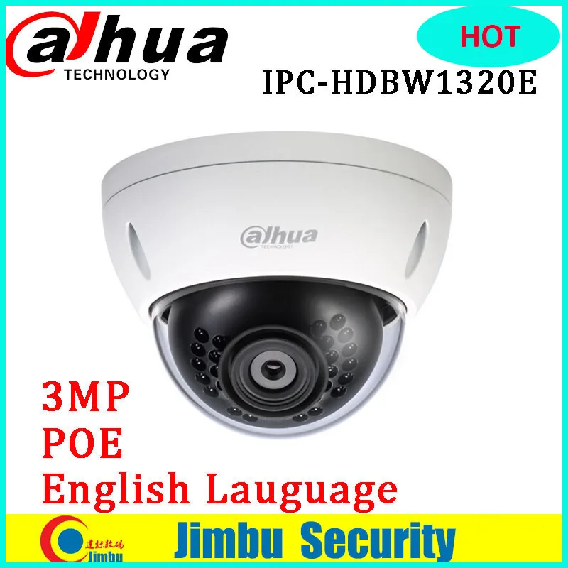 

Dahua 3MP IP mini camera Waterproof IPC-HDBW1320E ONVIF HD IP66 IR POE Network Dome security Camera HDBW1320E