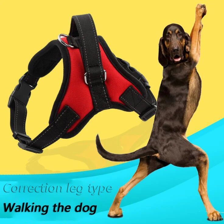 

TECHOME High Quality Medium and Large Dog Leash Breathable Chest Strap Dog Chain Pet Supplies Explosion-proof Rushing Dog Leash