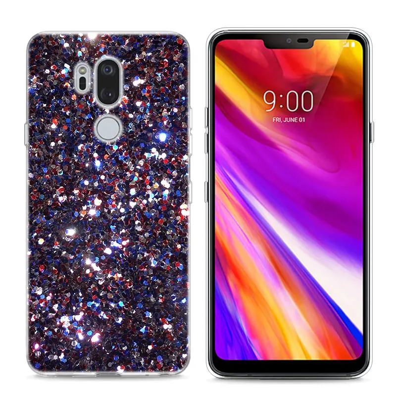 Мягкий прозрачный силиконовый чехол для LG K50 K40 Q8 Q7 Q6 V50 V40 V35 V30 V20 G8 G7 G6 G5 ThinQ Мини Q чехол со стилусом стиль 0193A - Цвет: Style 12