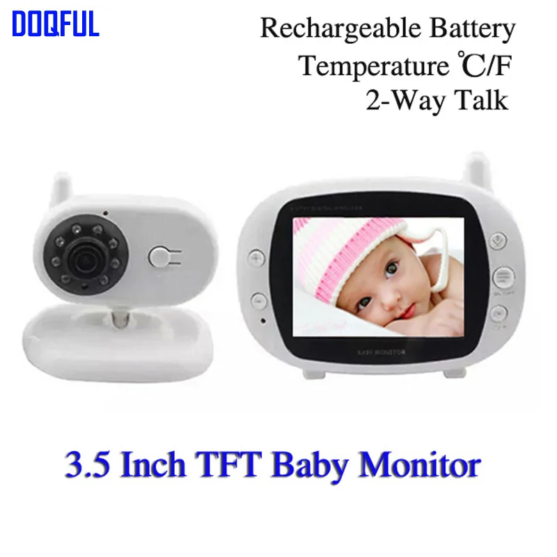 

3.5" TFT LCD Wireless Baby Monitor Home Security 2.4GHz Digital Kid Sleep Monitor Kit Video Nanny Camera Baby Monitors