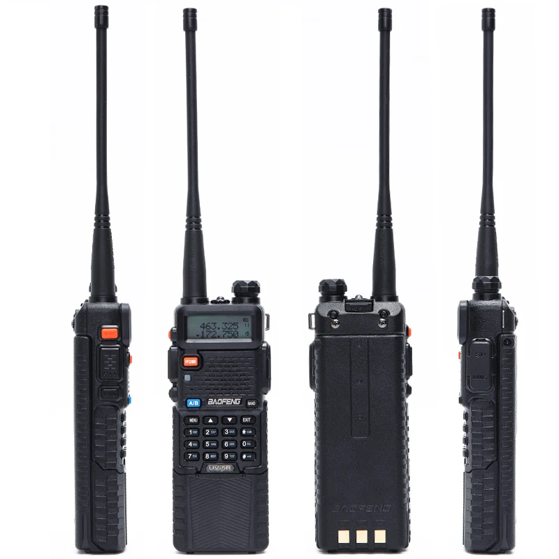 2 шт BaoFeng UV-5R с 3800 мАч длинный литий-ионный аккумулятор двухдиапазонный 136-174 и 400-520 МГц UV5R двухстороннее радио