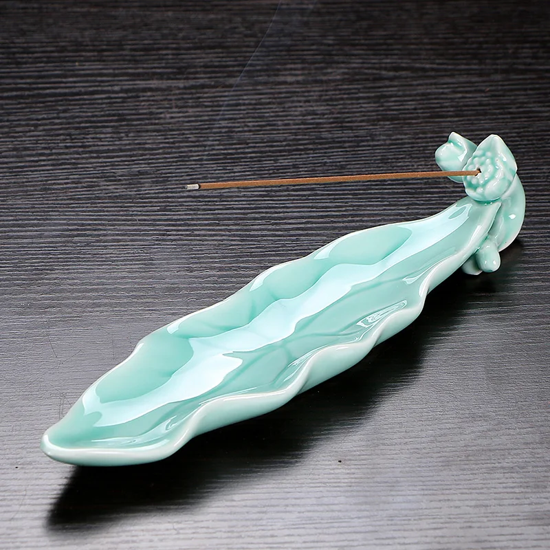Lotus flower perfume incense holder incense burner Ceramic aromatherapy