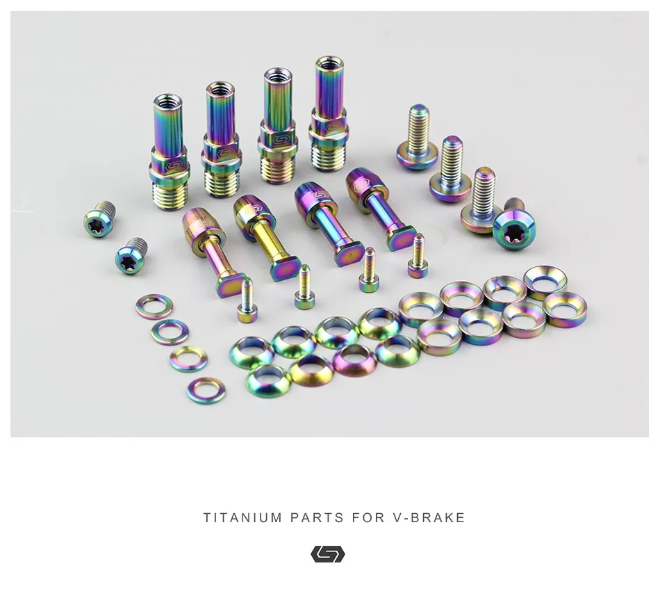 

STAN TI Mtb Bike V Brake Bolts Kit Titanium V -Brake Nuts