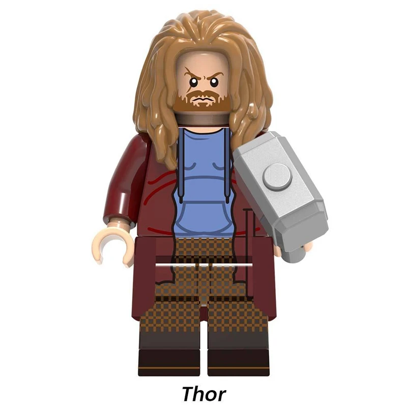 Строительные блоки Legoed Marvel Playmobil Железный человек Тор танос супергерои