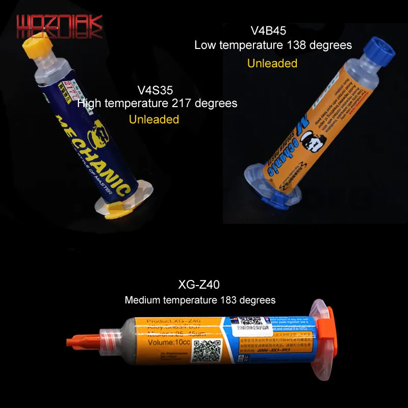 Механик оригинальная неэтилированная паяльная паста Высокая средняя низкая температура cpu NAND BGA IC паяльная Оловянная паста припой Сварка обслуживание