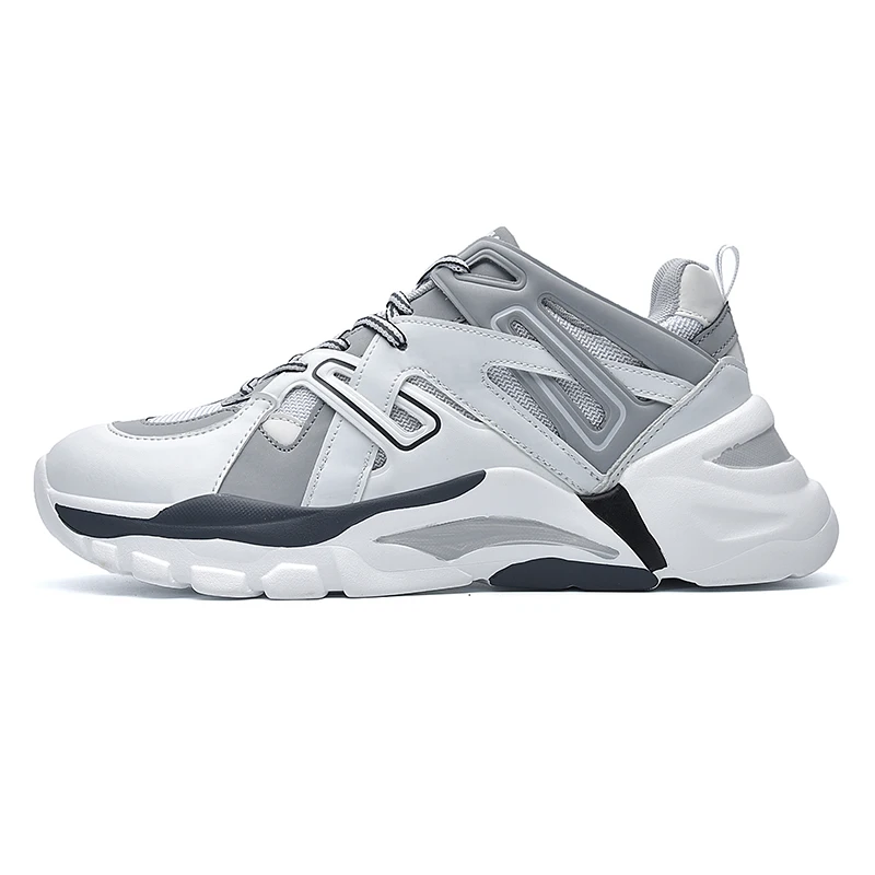 

Reflective Unisex Trendy Sport Jogger Male Mesh Sneakers Men Fashion Casual Footwear Platform Designer Running Dad Shoes Women