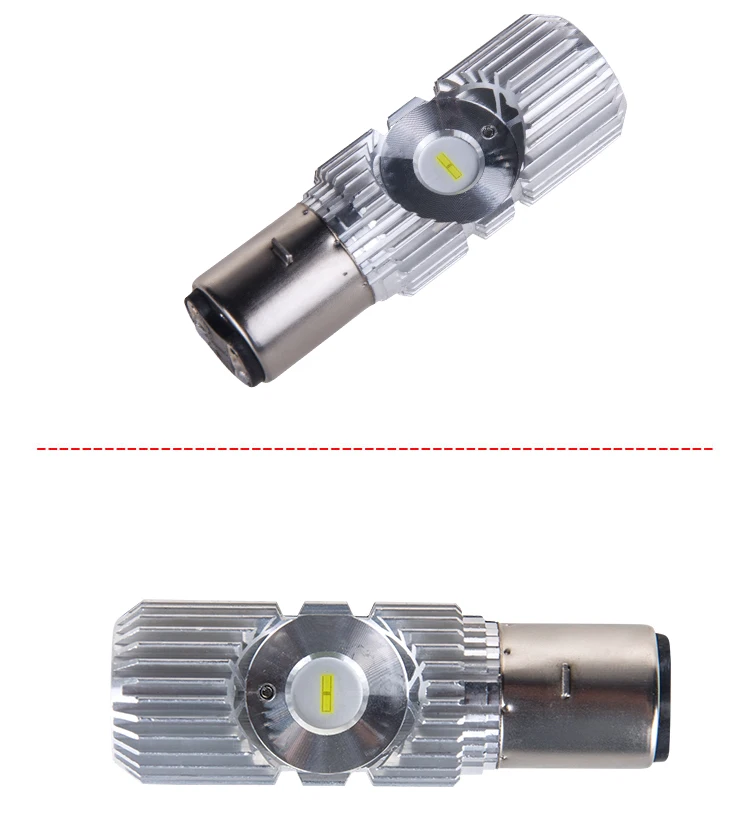 MeeToo 1Pcs H4 HS1 LED Motorcycle Headlight 12V 20W High Low Beam Light 2400LM CSP Chip Super Bright Whitev BA20D Motorbike Lamp (14)