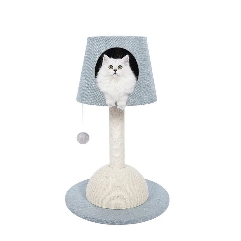 

Lamp shape cat house Multifunctional Cat's Tree Scratcher Fun Post Climbing Toy Activity Centre Protect Home Cat Jumping Tower