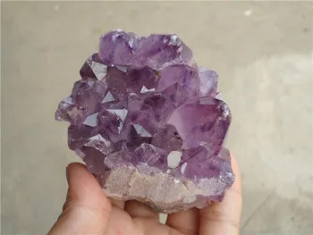 

325g Natural Amethyst Beautiful Purple QUARTZ Geode Crystal Cluster Specr PA1083