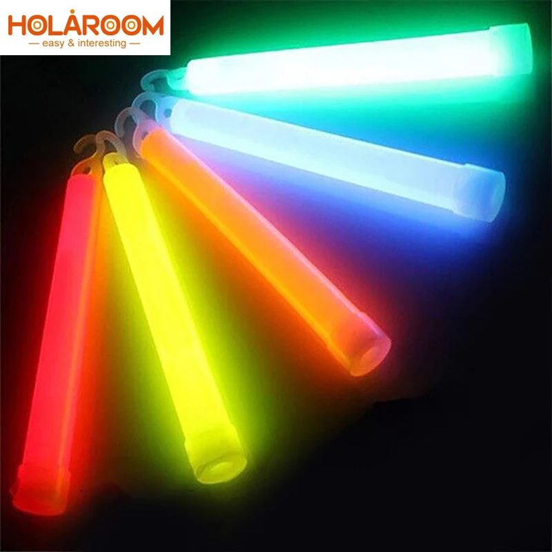 

5pcs 6inch Multicolor Glow Stick Chemical Light Stick Camping Emergency Decoration Party Clubs New Supplies Chemical Fluorescent