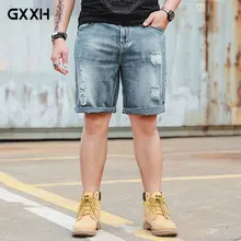 Большие размеры, мужские джинсовые брюки, пять дыр, не пули, чтобы сделать старый ретро джинсовые штаны, весна и осень, мужские джинсы, размер 6XL