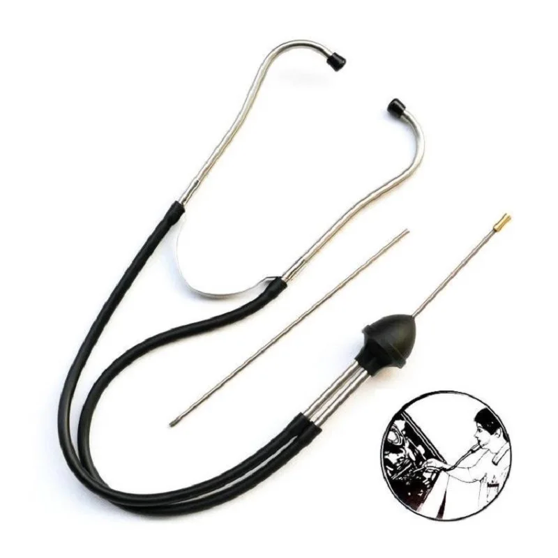 Auto Mechanics Stethoscope Car Engine Block Diagnostic Hearing Tool Stainless