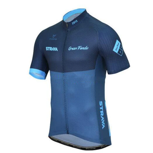 Профессиональная команда 2019 Strava Велоспорт Джерси с коротким рукавом мужские