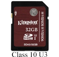 Kingston микро Флэшка C10 карта памяти 128 Гб 64 ГБ 32 ГБ 16 ГБ 256 U1 до 80 МБ/с./с карта класса 10 SDHC SDXC мини SD карта UHI-S флэш-карта