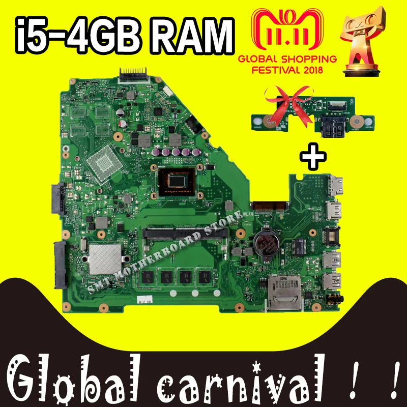 USB board +X550CC REV 2.0 i5-CPU 4GB RAm GM Motherboard For Asus Motherboard A550C R510C X550CC Y581C X552C X550CA Mainboard USB board +X550CC REV 2.0 i5-CPU 4GB RAm GM Motherboard For Asus Motherboard A550C R510C X550CC Y581C X552C X550CA Mainboard
