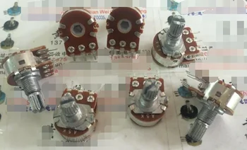 

5pcs/lot Cruiser C1 audio potentiometer 148 dual-potentiometer A5K handle 15MM long flower