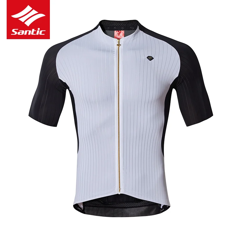 

Santic TOP Cycling Jersey Italy Imported Fabric Men Pro Team Mountain Road Bike Bicycle Jersey Cycling Clothing Ropa Ciclismo